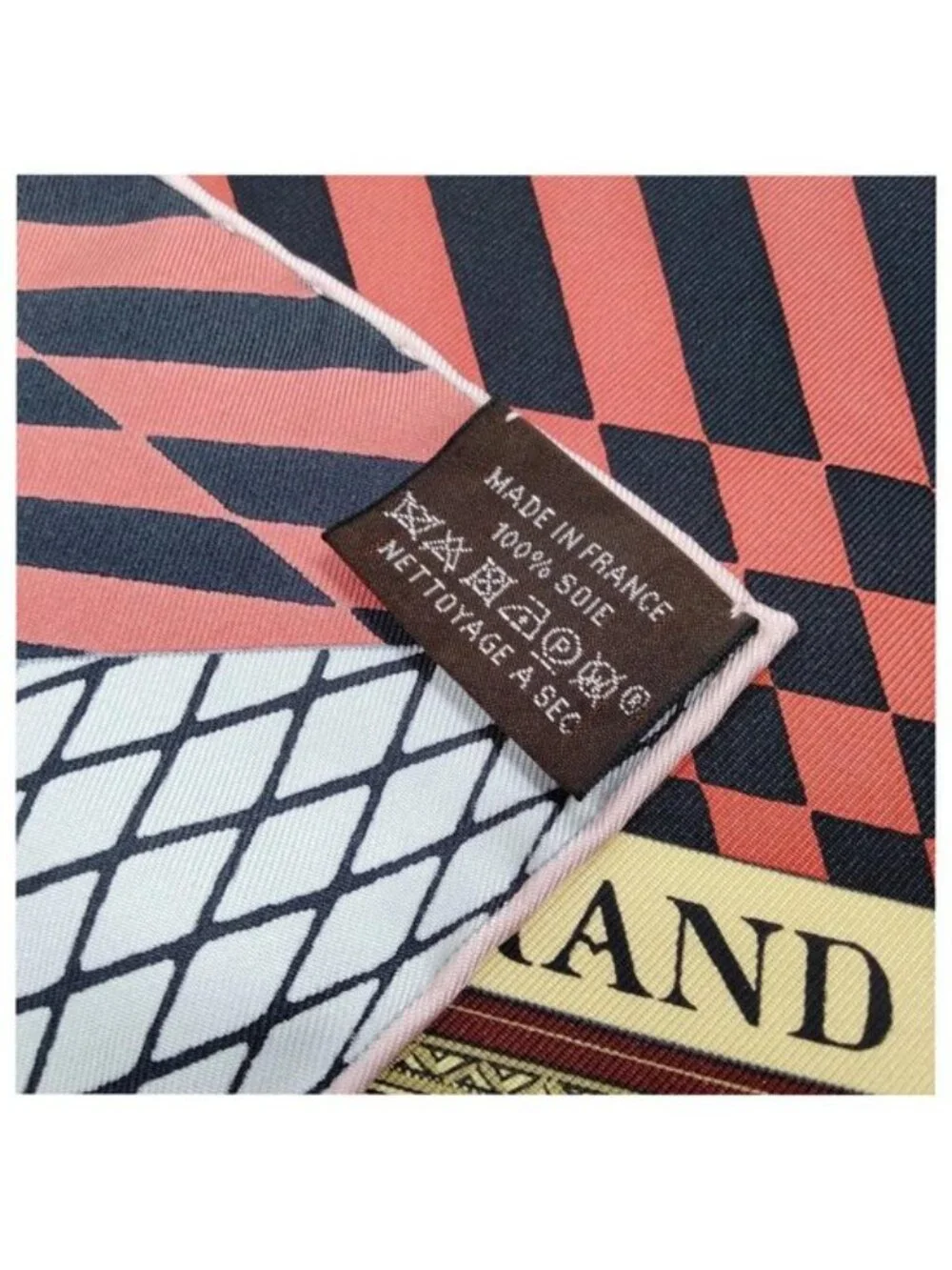 Authentic Hermès Grand Théâtre Nouveau Carré 90 Silk Scarf